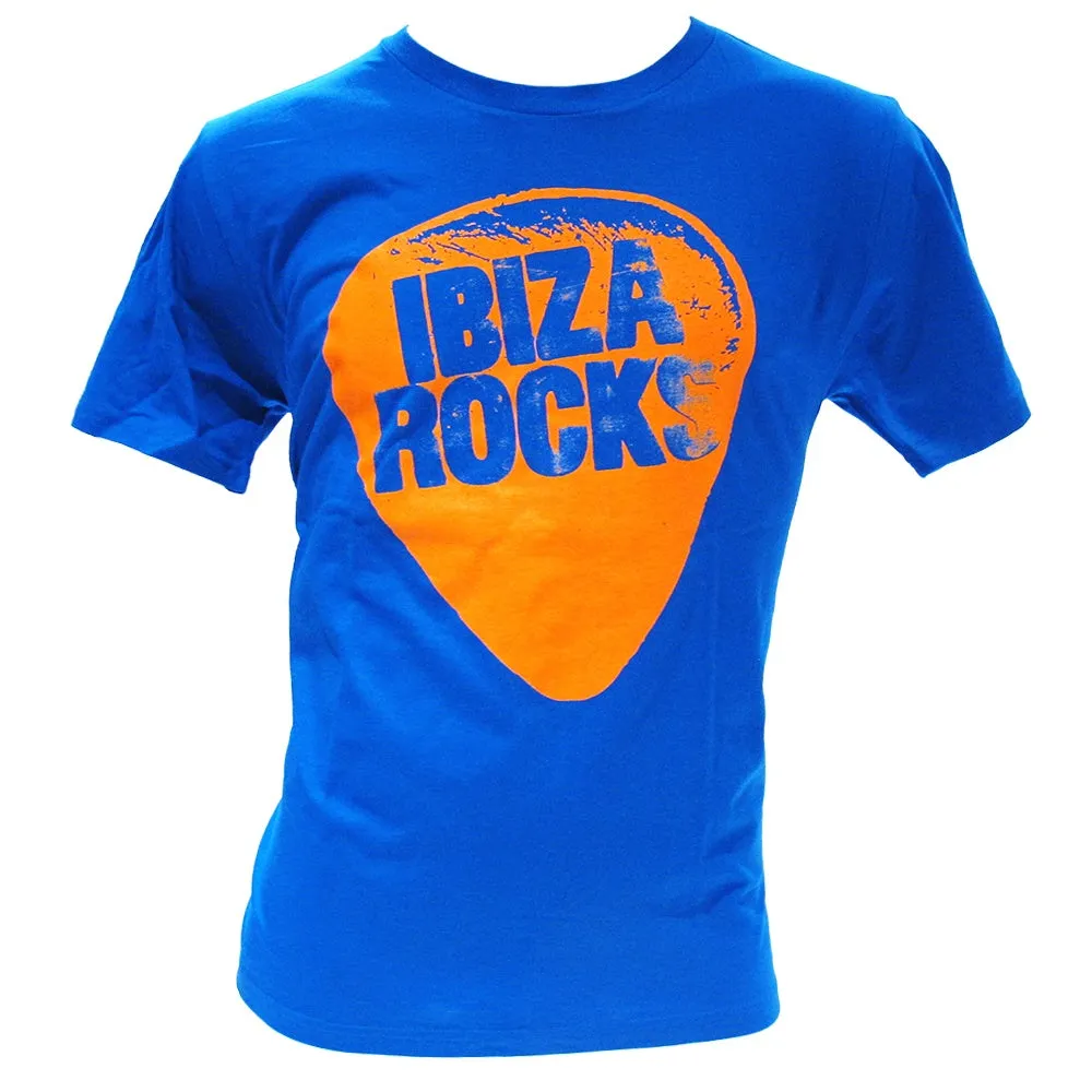 Ibiza Rocks Orange Plectrum Men's T-Shirt