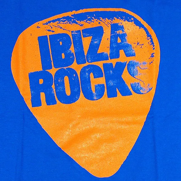 Ibiza Rocks Orange Plectrum Men's T-Shirt