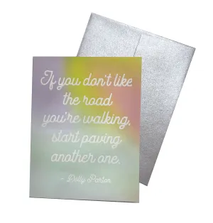 If You Don't Like Dolly Parton Quote Colorful Single Note Card