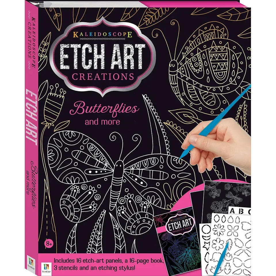 Kaleidoscope Etch Art Creations: Butterflies & More