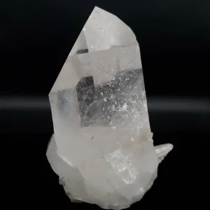 Large Arkansas Clear Quartz Crystal Point With Trigger Crystals