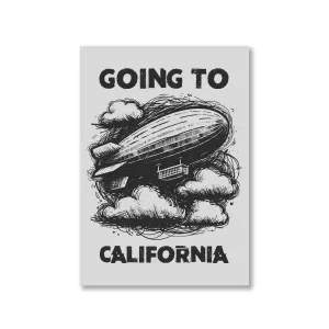 Led Zeppelin Poster - Going To California