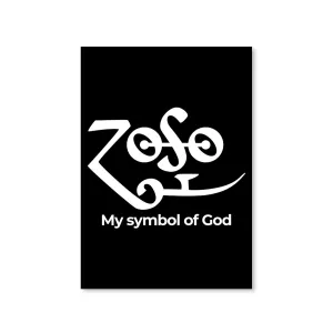 Led Zeppelin Poster - My Symbol Of God