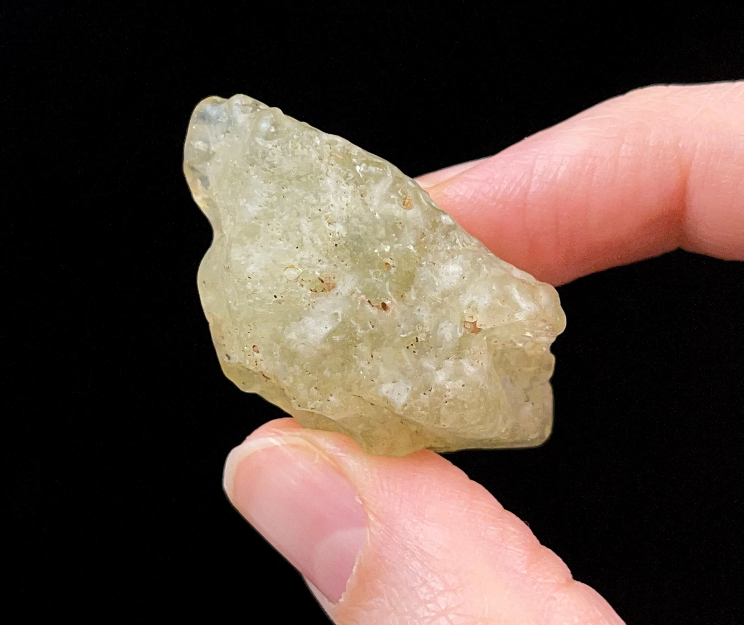 LIBYAN DESERT GLASS, Raw Crystal - Rare, B Grade - Raw Rocks and Minerals, Unique Gift, Home Decor, 52174