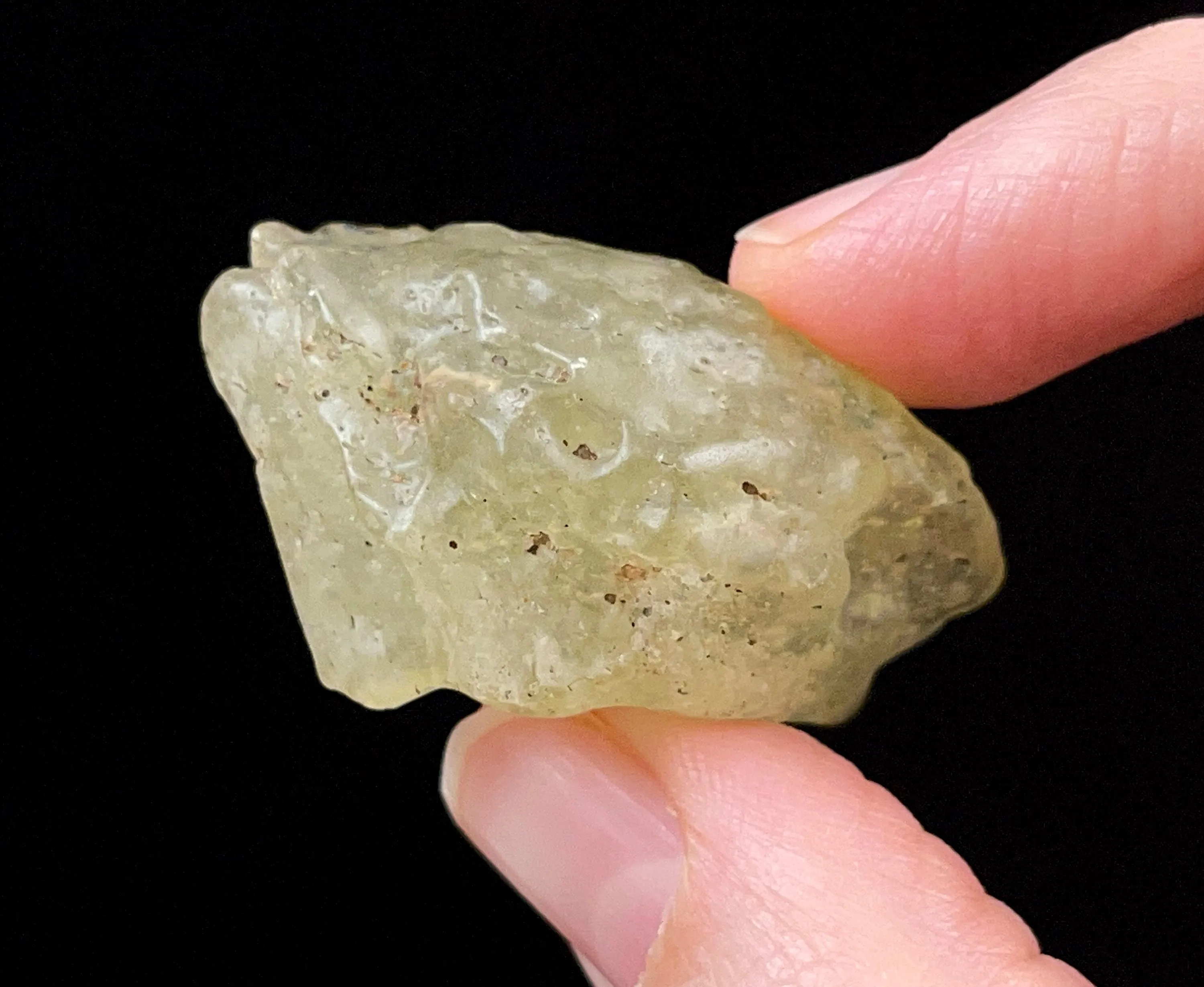 LIBYAN DESERT GLASS, Raw Crystal - Rare, B Grade - Raw Rocks and Minerals, Unique Gift, Home Decor, 52174