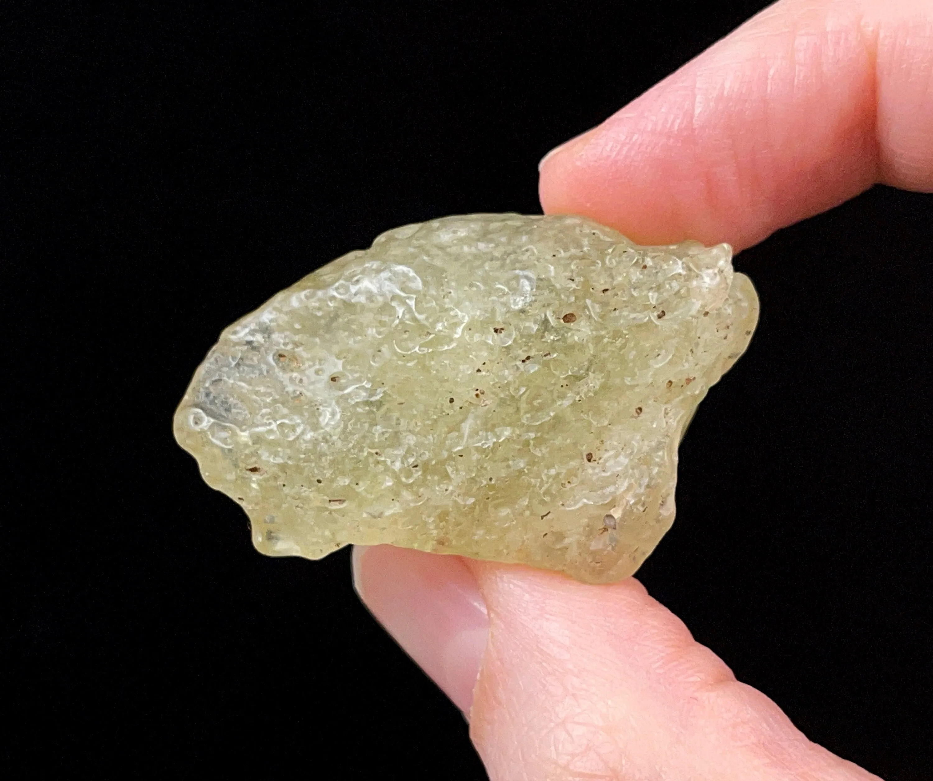 LIBYAN DESERT GLASS, Raw Crystal - Rare, B Grade - Raw Rocks and Minerals, Unique Gift, Home Decor, 52174