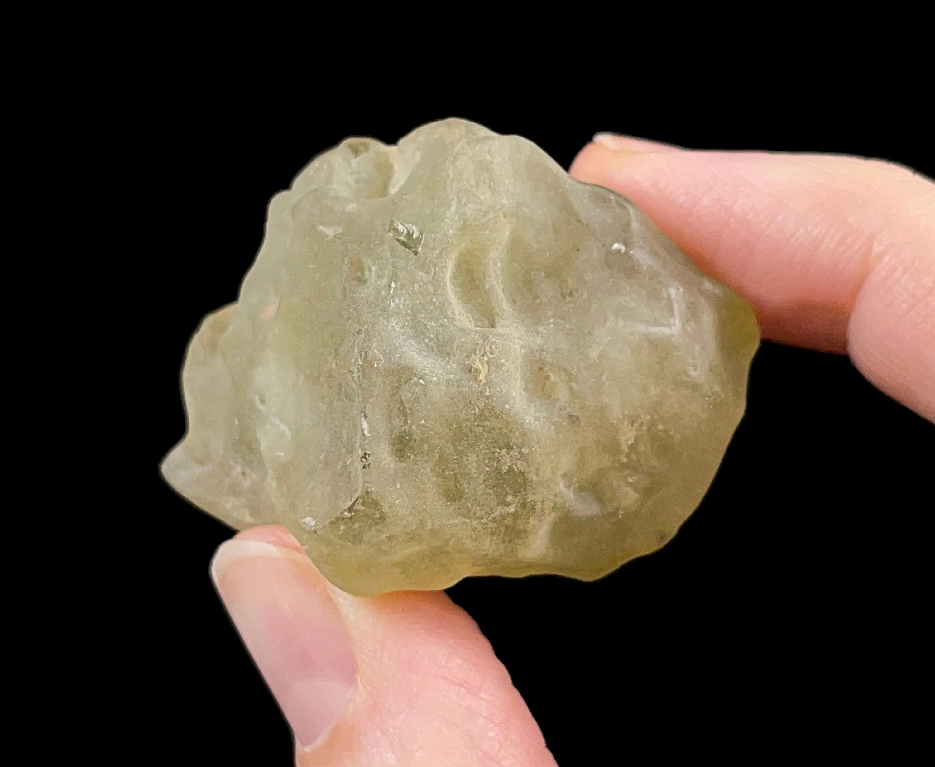 LIBYAN DESERT GLASS, Raw Crystal - Rare, B Grade - Raw Rocks and Minerals, Unique Gift, Home Decor, 52177