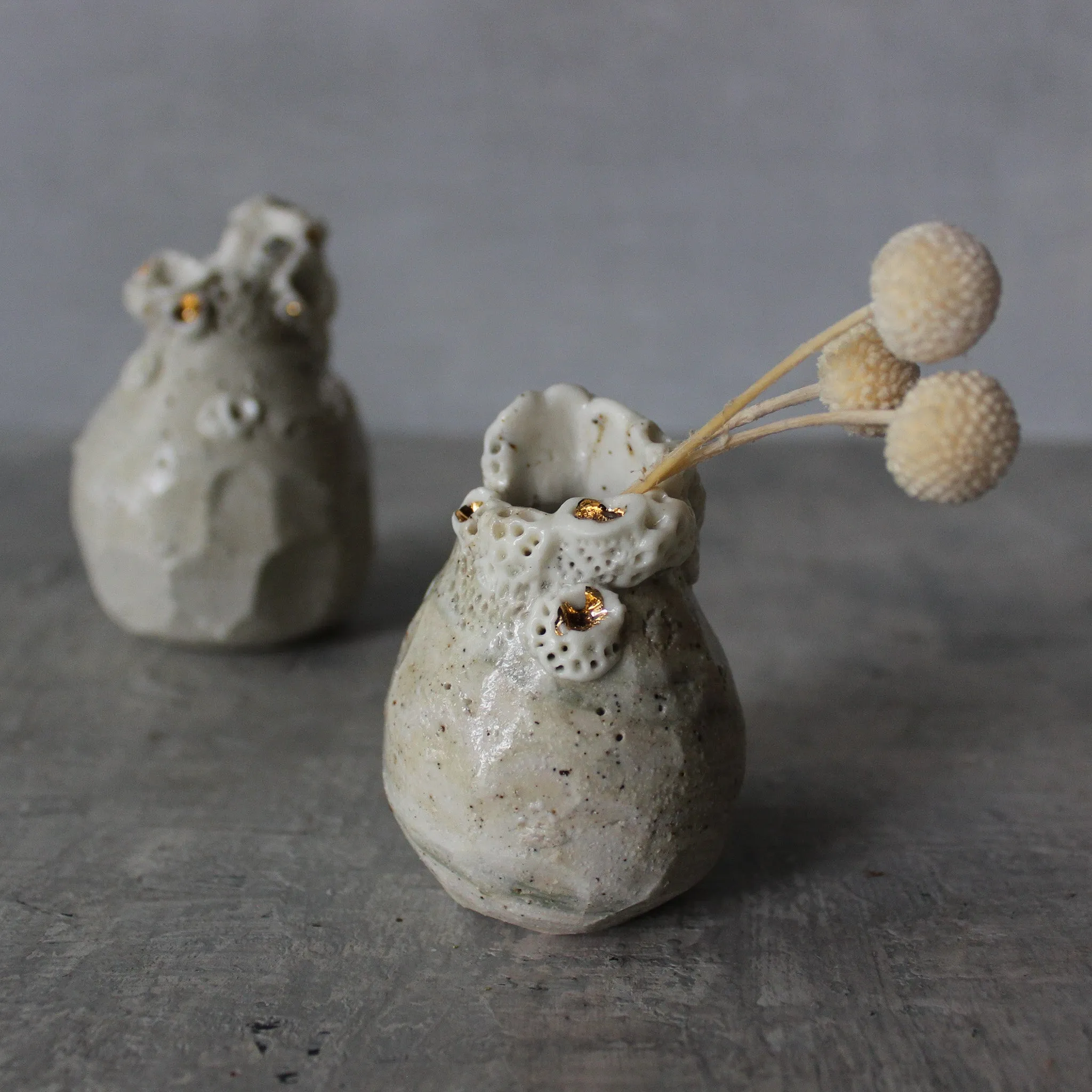 Little Rock Coral Vases