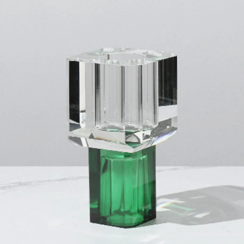 Luxury Crystal Block Vase