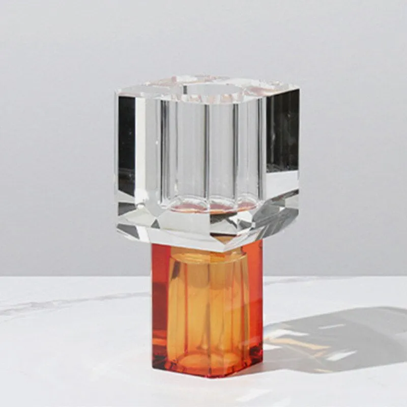 Luxury Crystal Block Vase