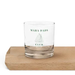 MAHA Dads Club Rocks Glass