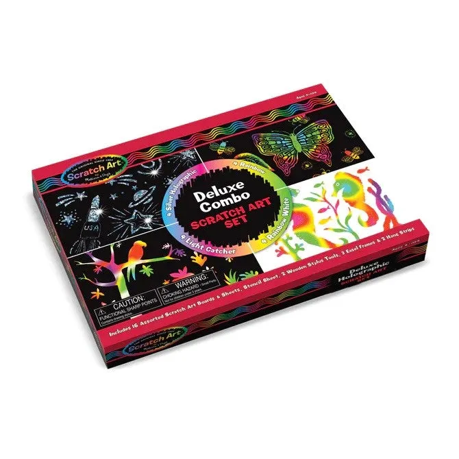 Melissa and Doug Deluxe Combo Scratch Art Set