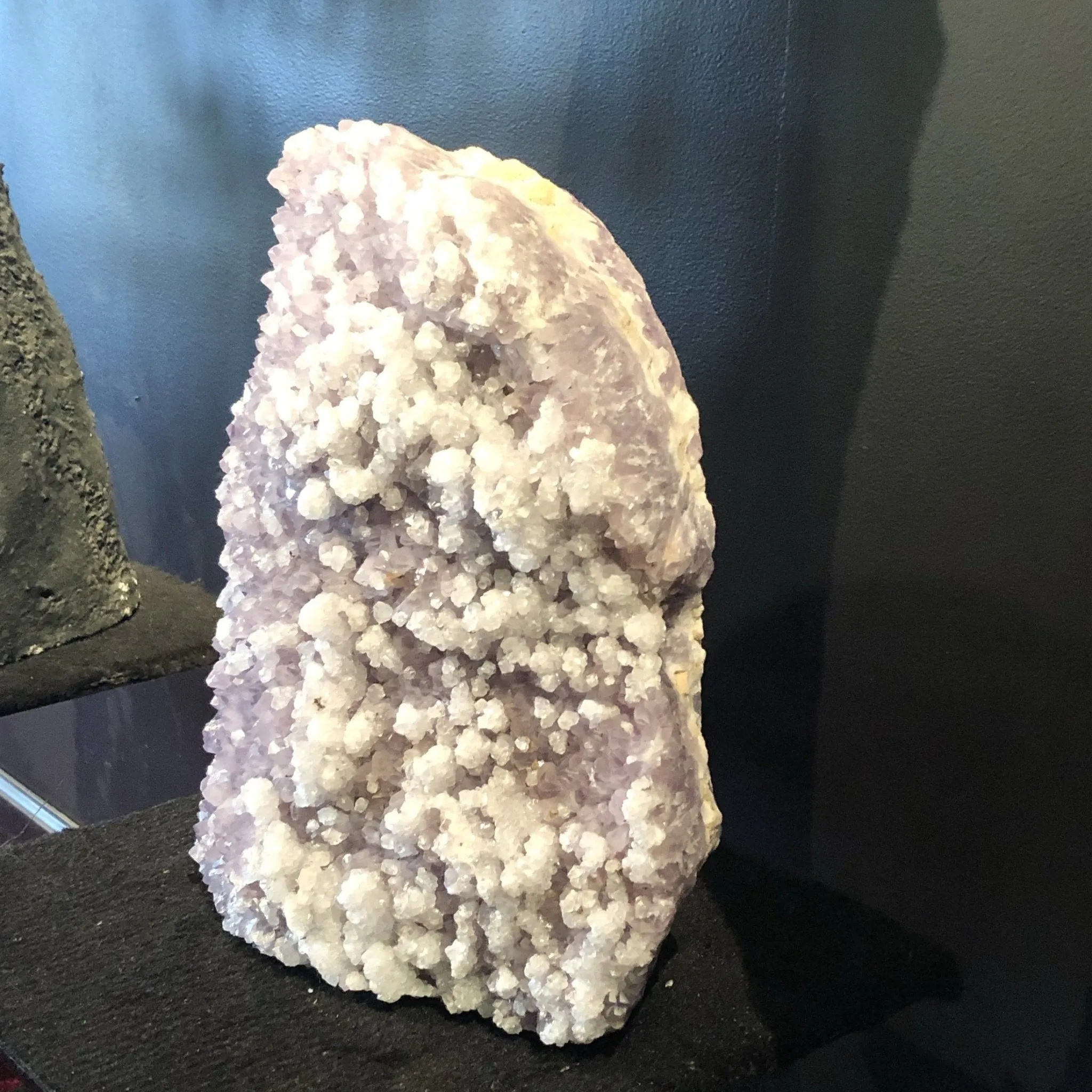 Mexican Amethyst Rock Specimen Botryoidal Spherical Shape