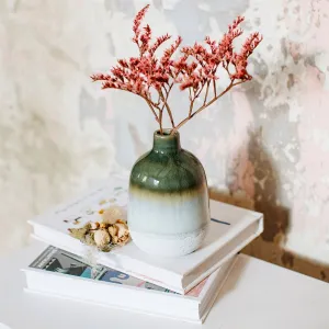 Mojave Glaze Vase - Green