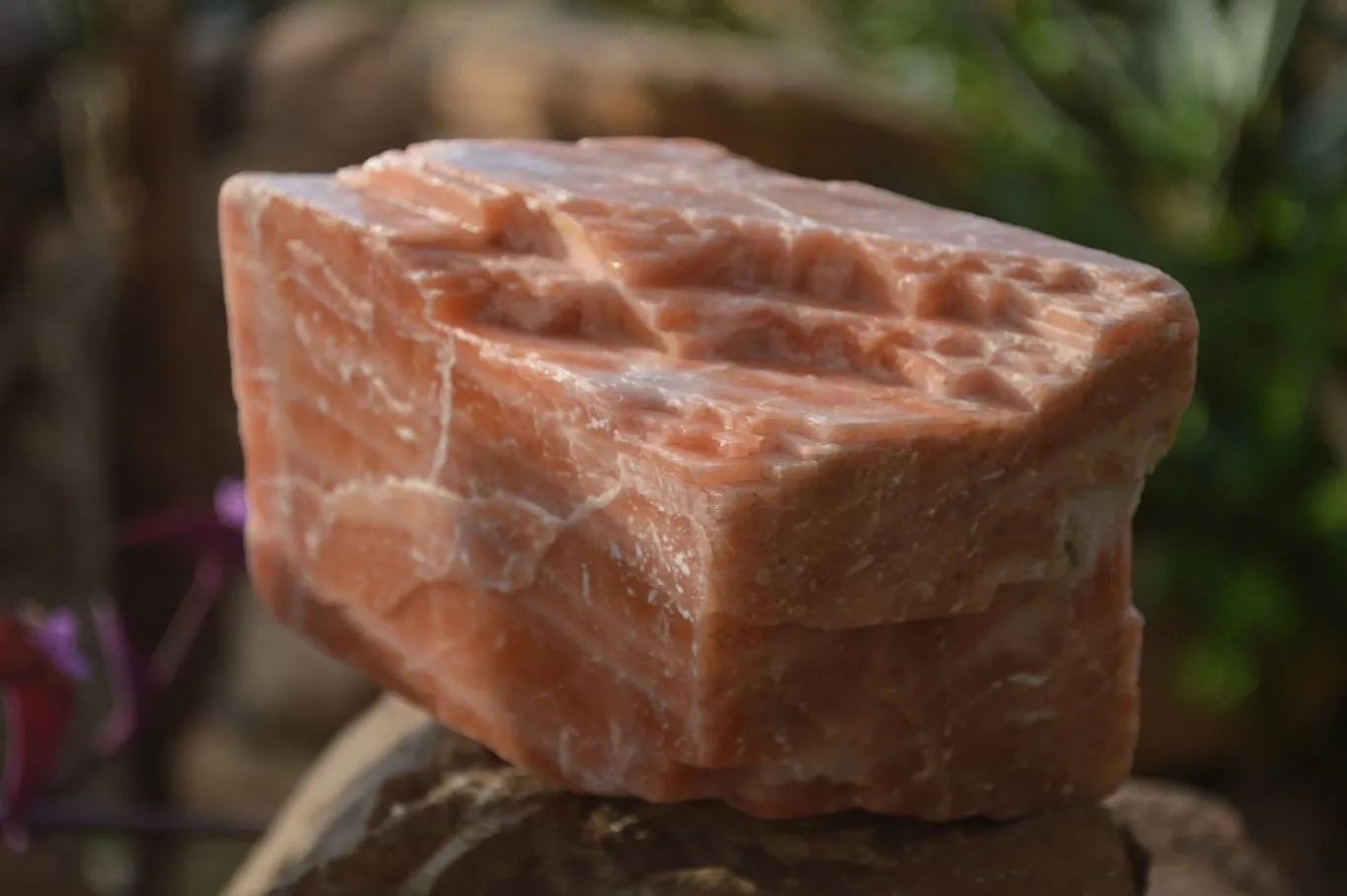 Natural Sunset Orange Calcite Specimen x 1 From Spitzkop, Namibia