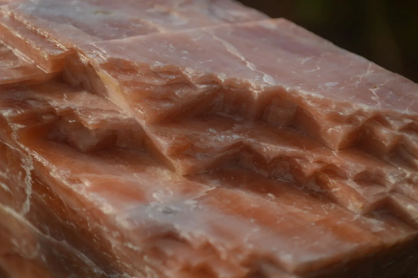 Natural Sunset Orange Calcite Specimen x 1 From Spitzkop, Namibia