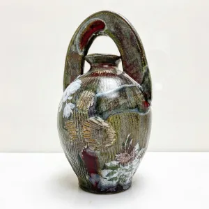 NEW! One-of-a-Kind Handled Bottle Vase by Justin Rothshank