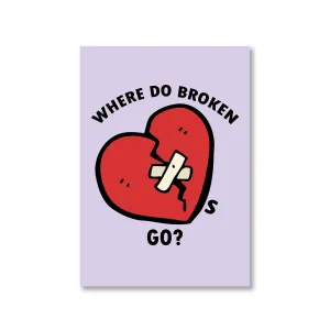 One Direction Poster - Where Do Broken Hearts Go