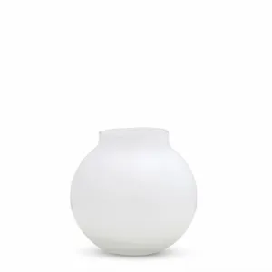 Opal Ball Vase White | Small