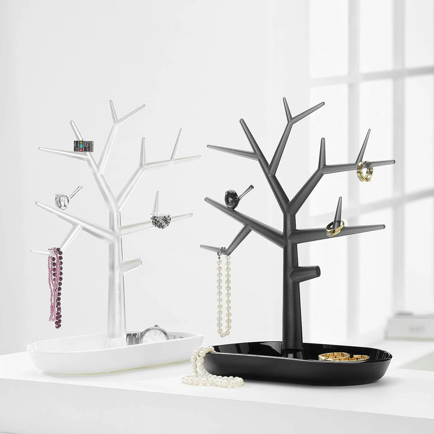 Ornaments Bird Tree Jewelry Organizer