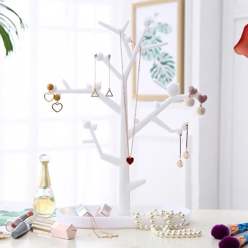 Ornaments Bird Tree Jewelry Organizer