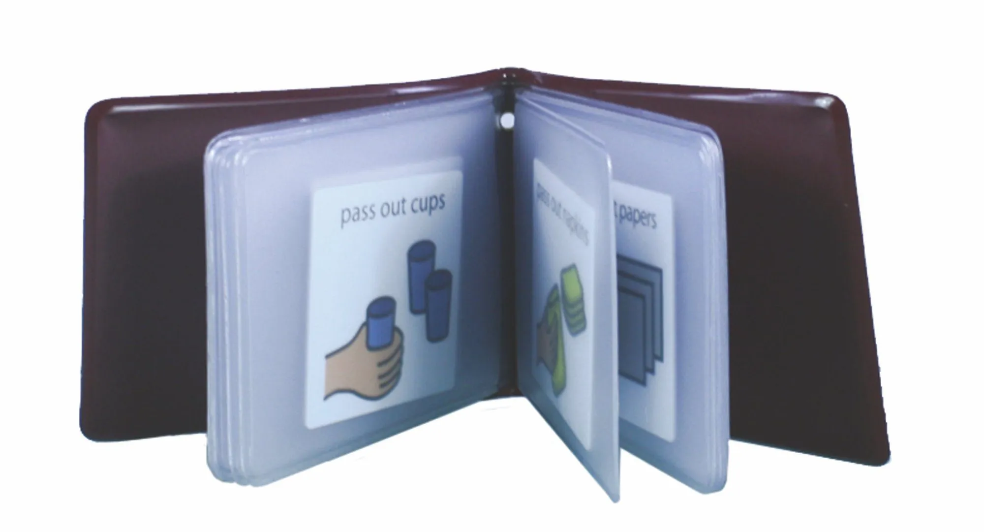 Pocket Size Communication Book with Grommet