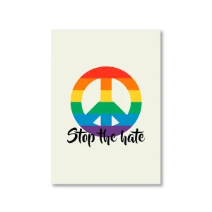 Pride Poster - Stop The Hate