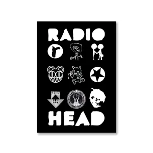 Radiohead Poster - Album Arts