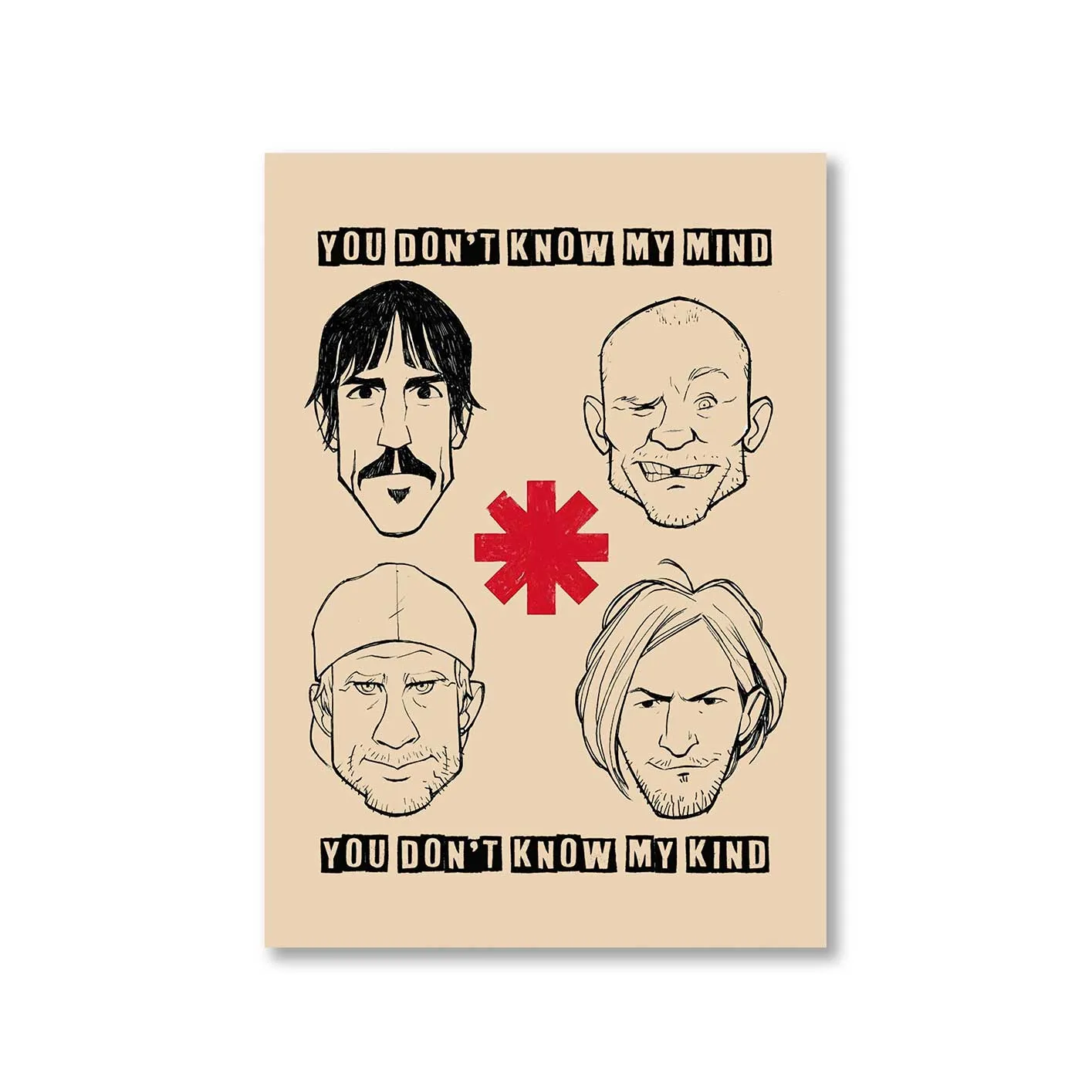 Red Hot Chili Peppers Poster - Dark Necessities