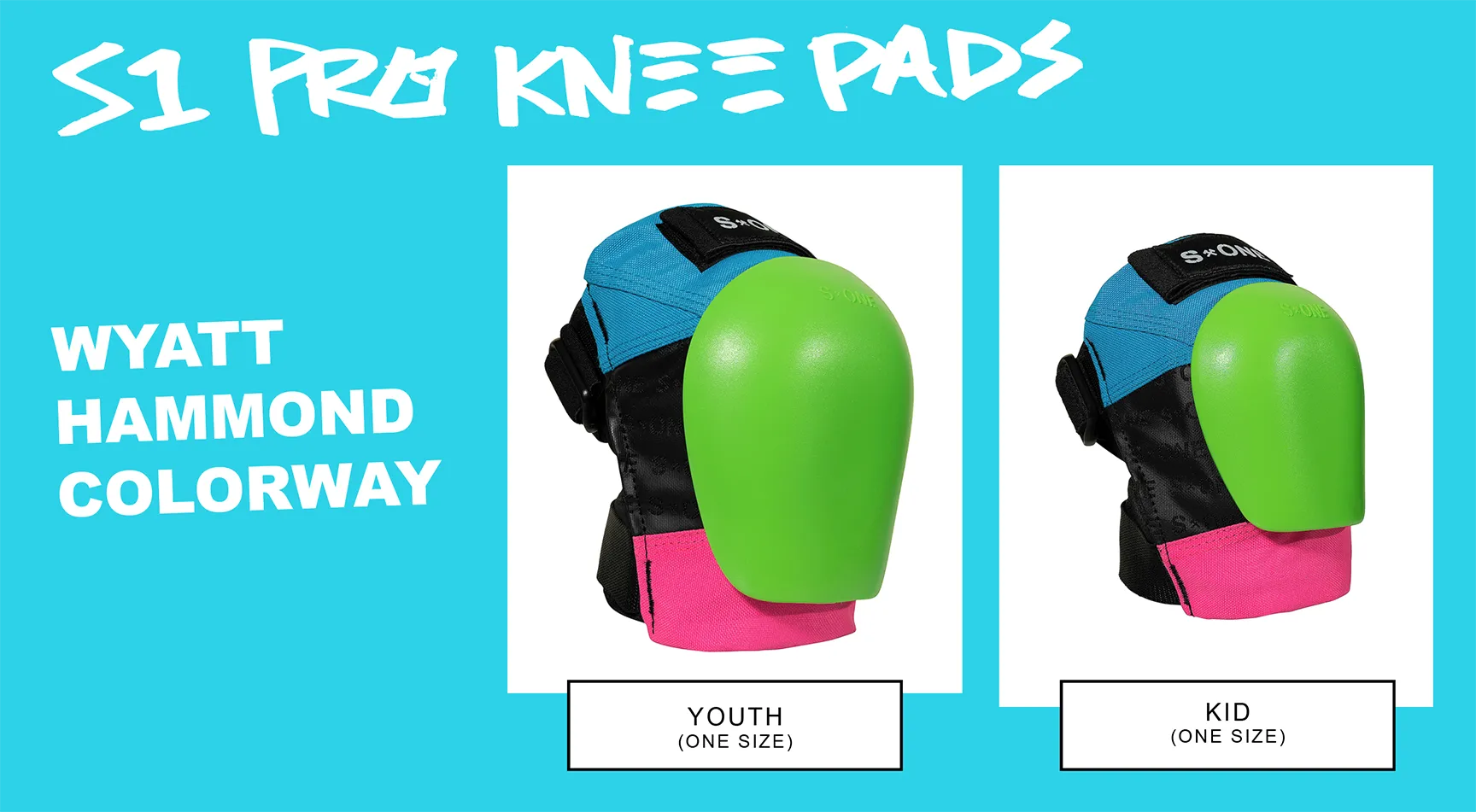 S1 Youth Pro Knee Pad - Wyatt Hammond