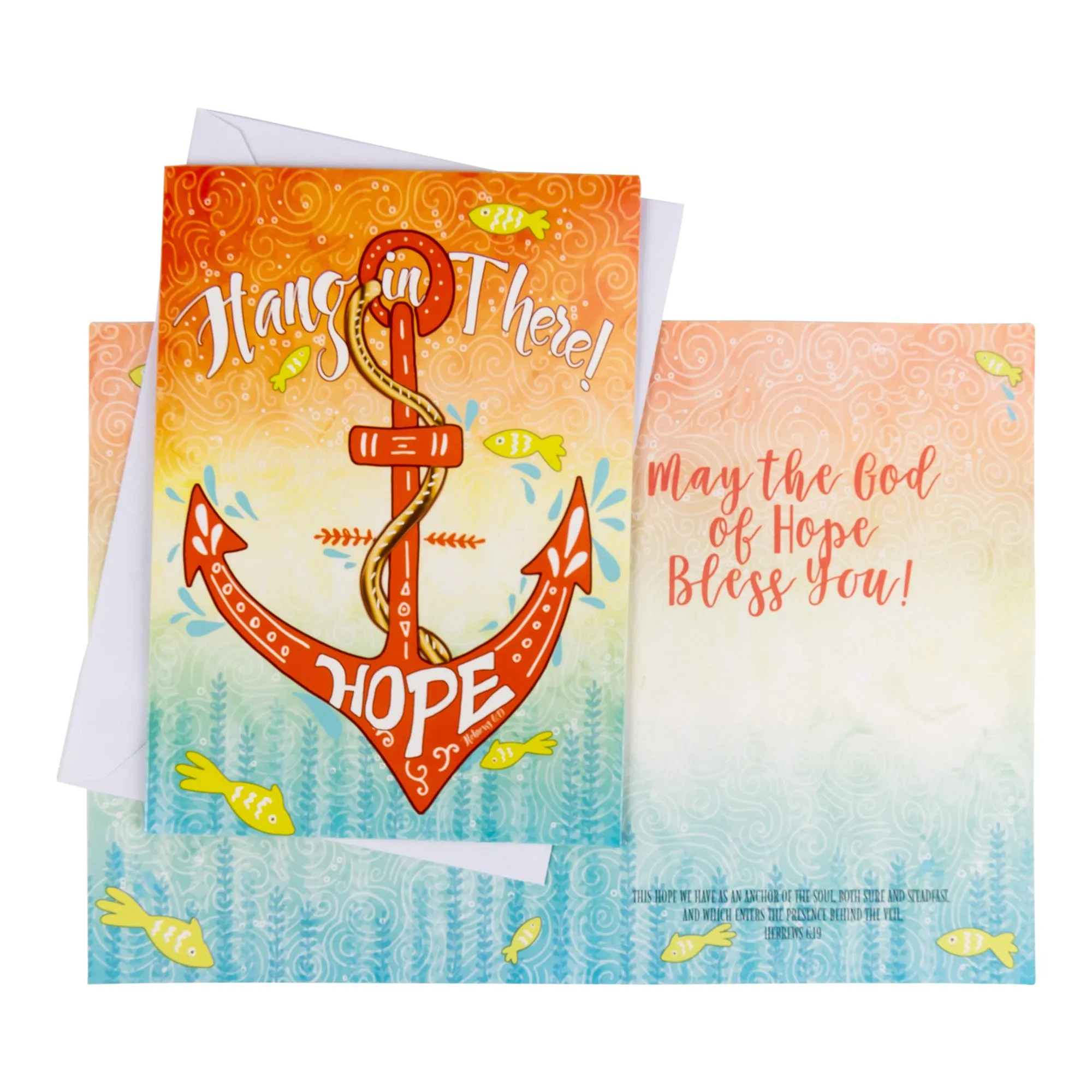 Single Cards: Inspiration, Hope, Hang in There, Anchor (Set of 6)