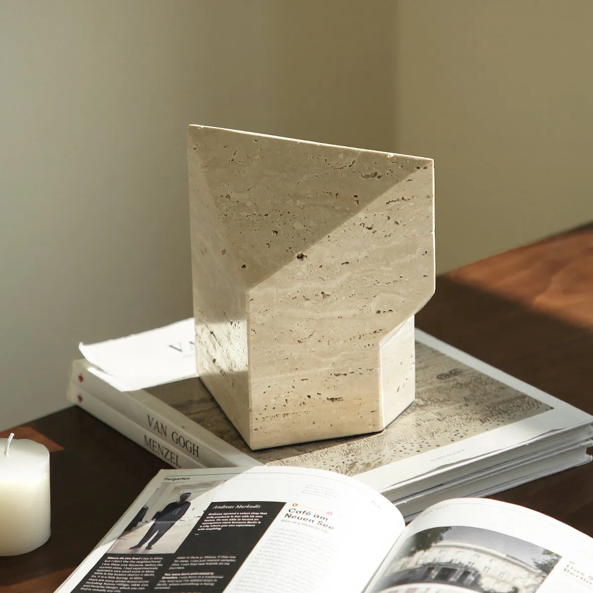 Tranquil Travertine Ornaments