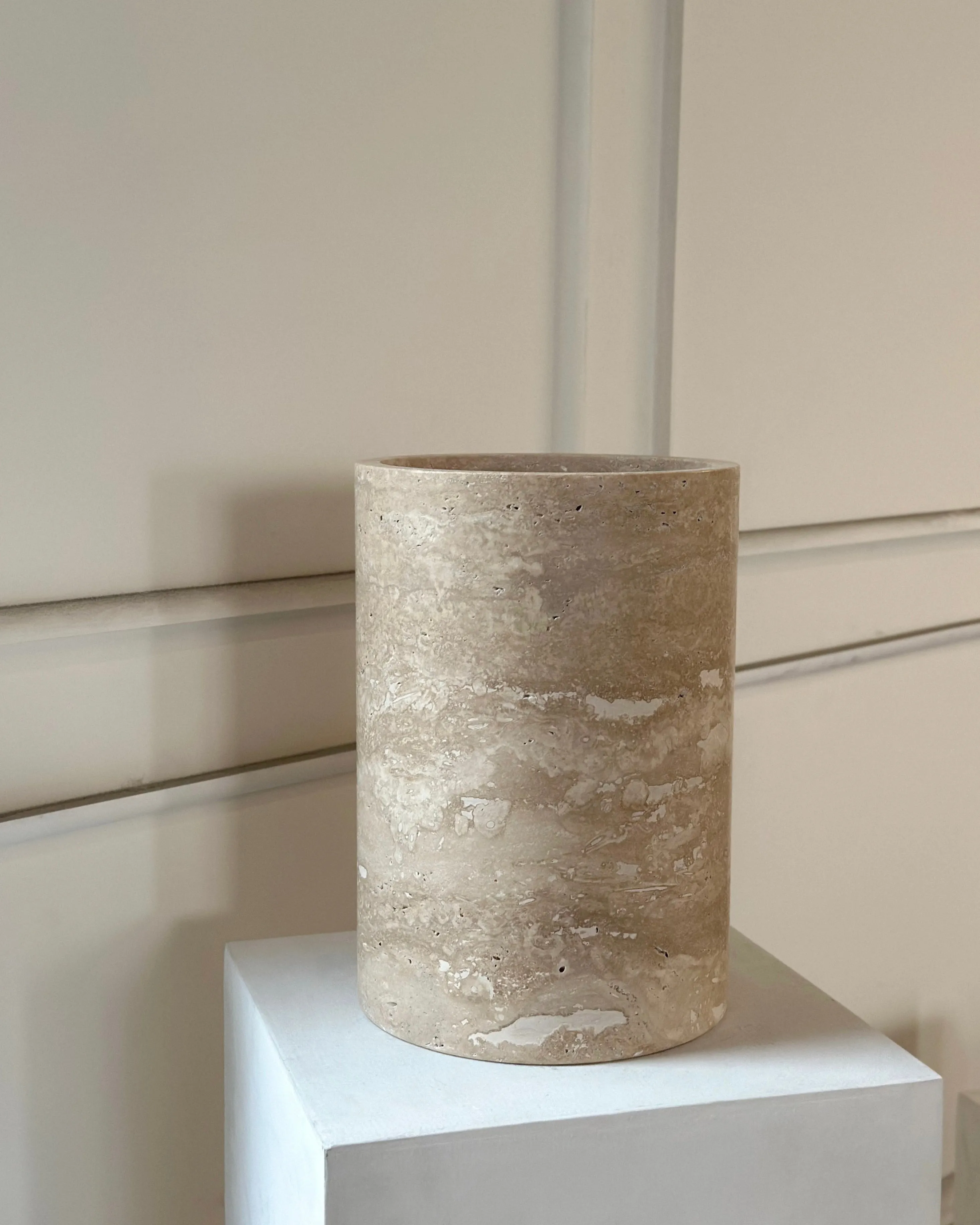 Travertine Vase