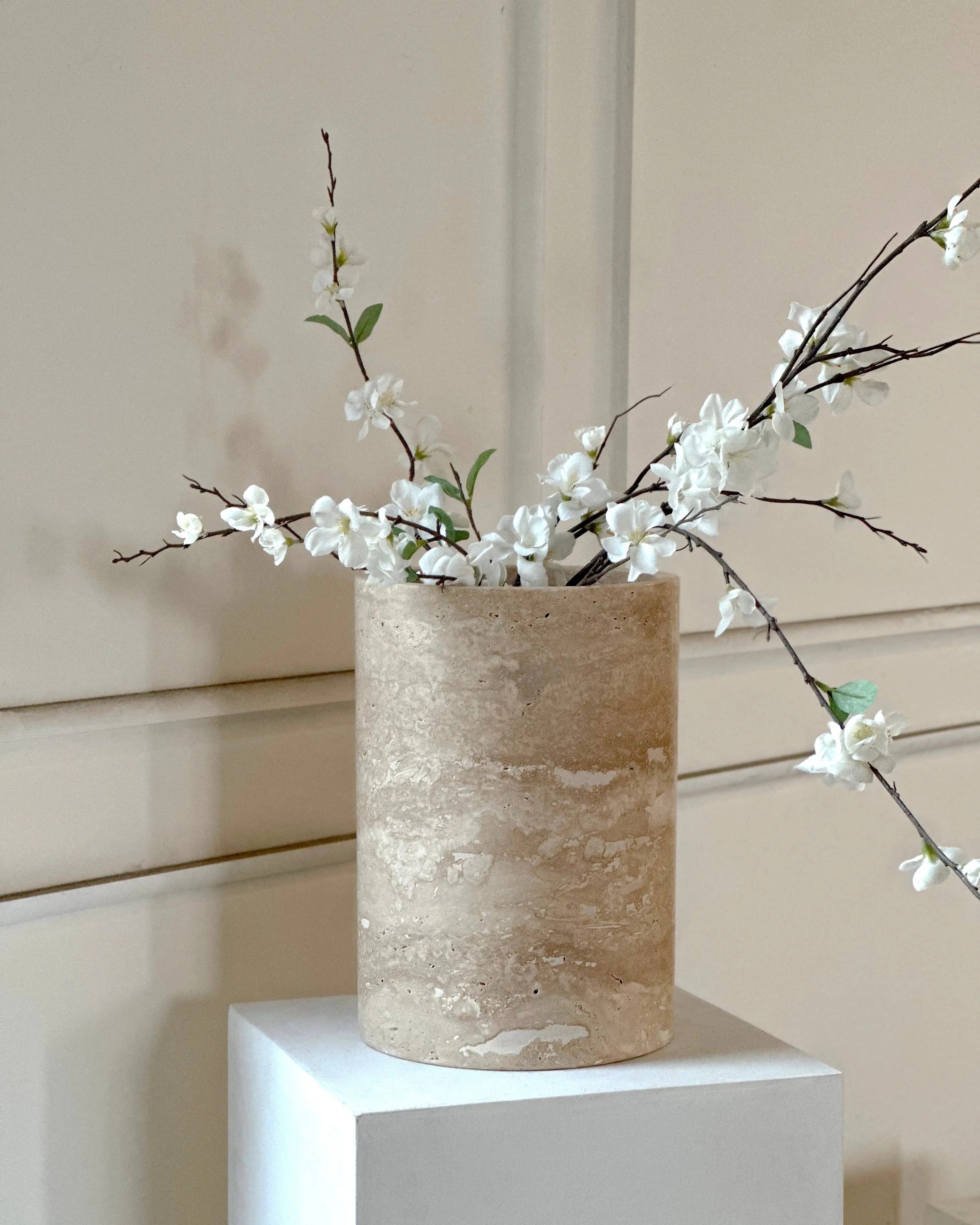 Travertine Vase