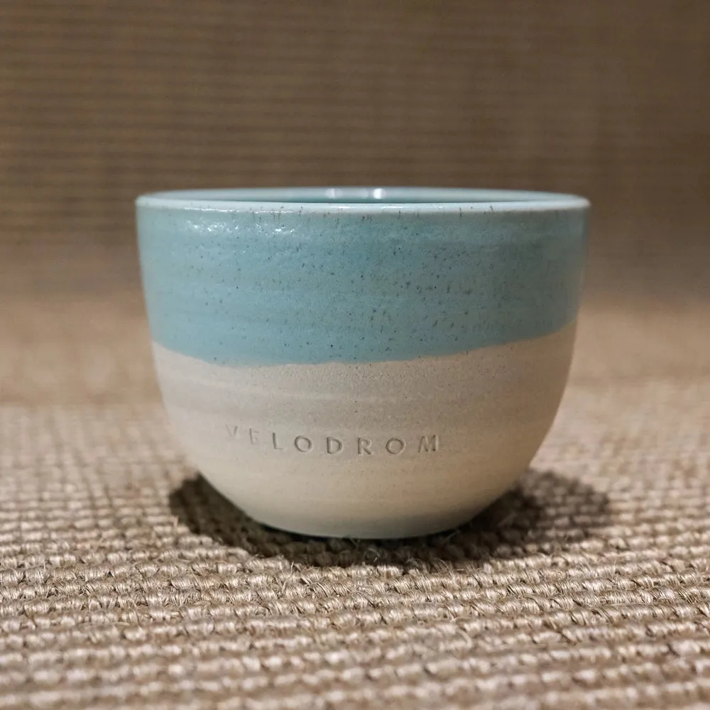 VELODROM Coffee Mug Handmade x Pell Ceramica - Celeste