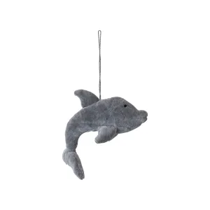 Velvet Dolphin Ornament