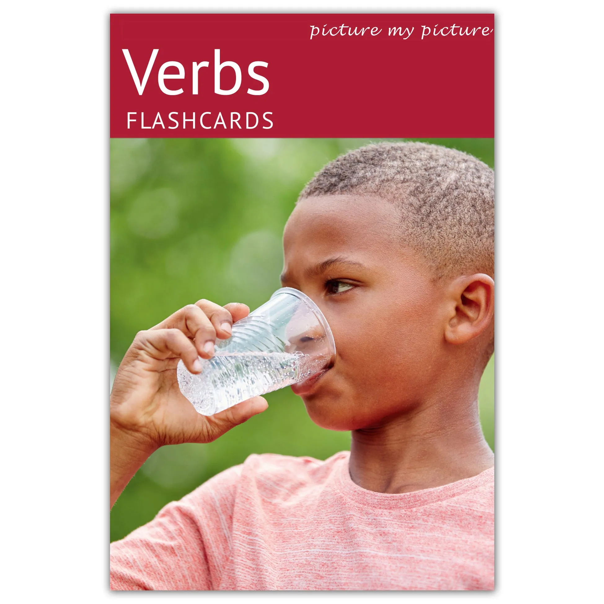 Verbs Flash Cards: 40 Action Photo Language Cards