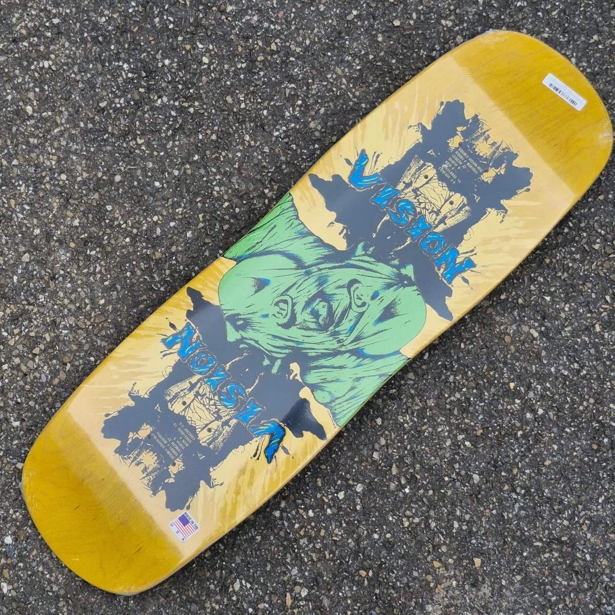 Vision Double Vision Oldschool Reissue Deck 9.5" yellow