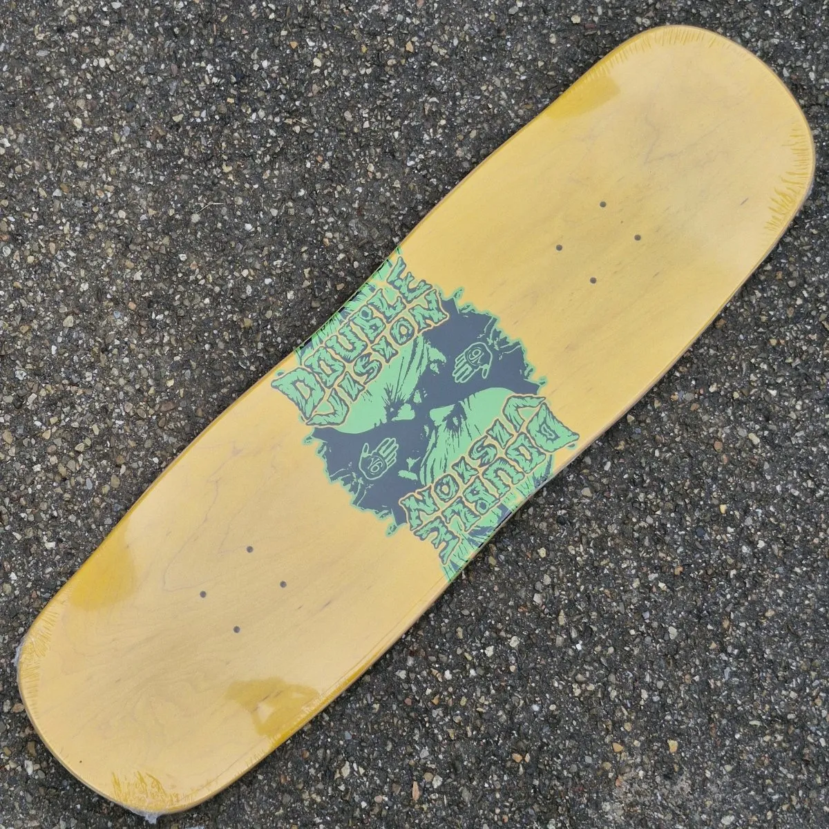 Vision Double Vision Oldschool Reissue Deck 9.5" yellow