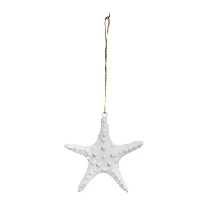 White Sea Star Ornament