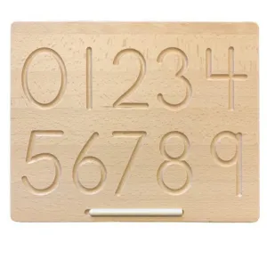 Wooden Number Tracing Board